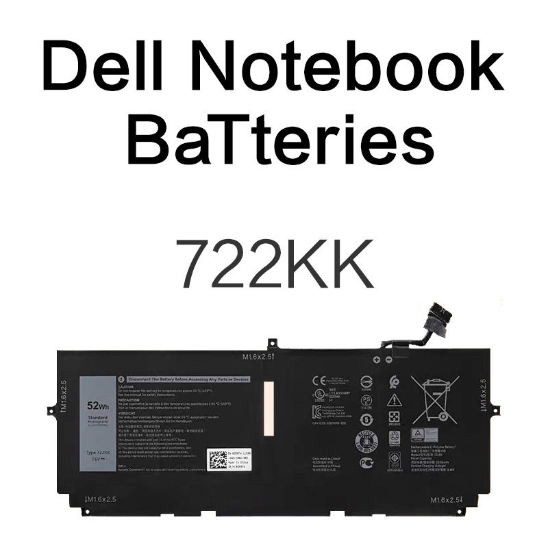722KK 52Wh is compatible with Dell XPS13 9300 9310 9380 P117G P117G001 battery 722KK 52Wh is compatible with Dell XPS13 9300 9310 9380 P117G P117G001 battery