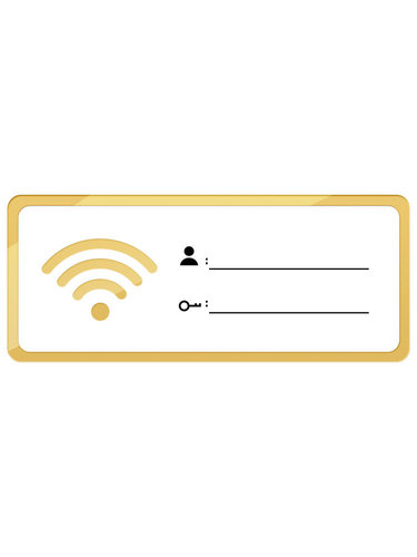 wifi密码贴标识牌无线网网络温馨提示牌免费无线上网墙贴支付宝微