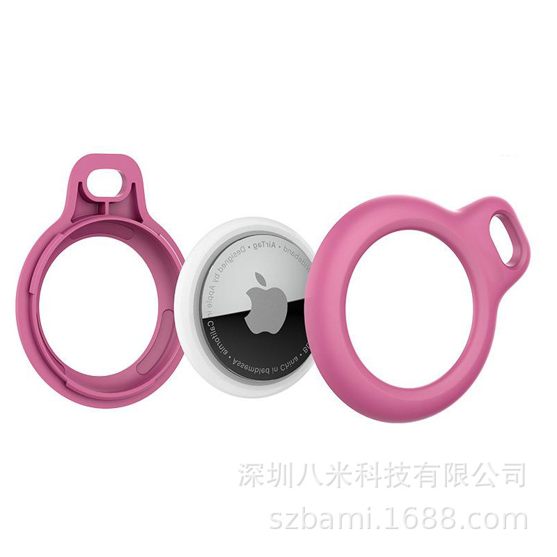 Aplicable a Apple airtag funda protectora airtags funda protectora Apple localizador anti-perdido dispositivo cordón ABS
