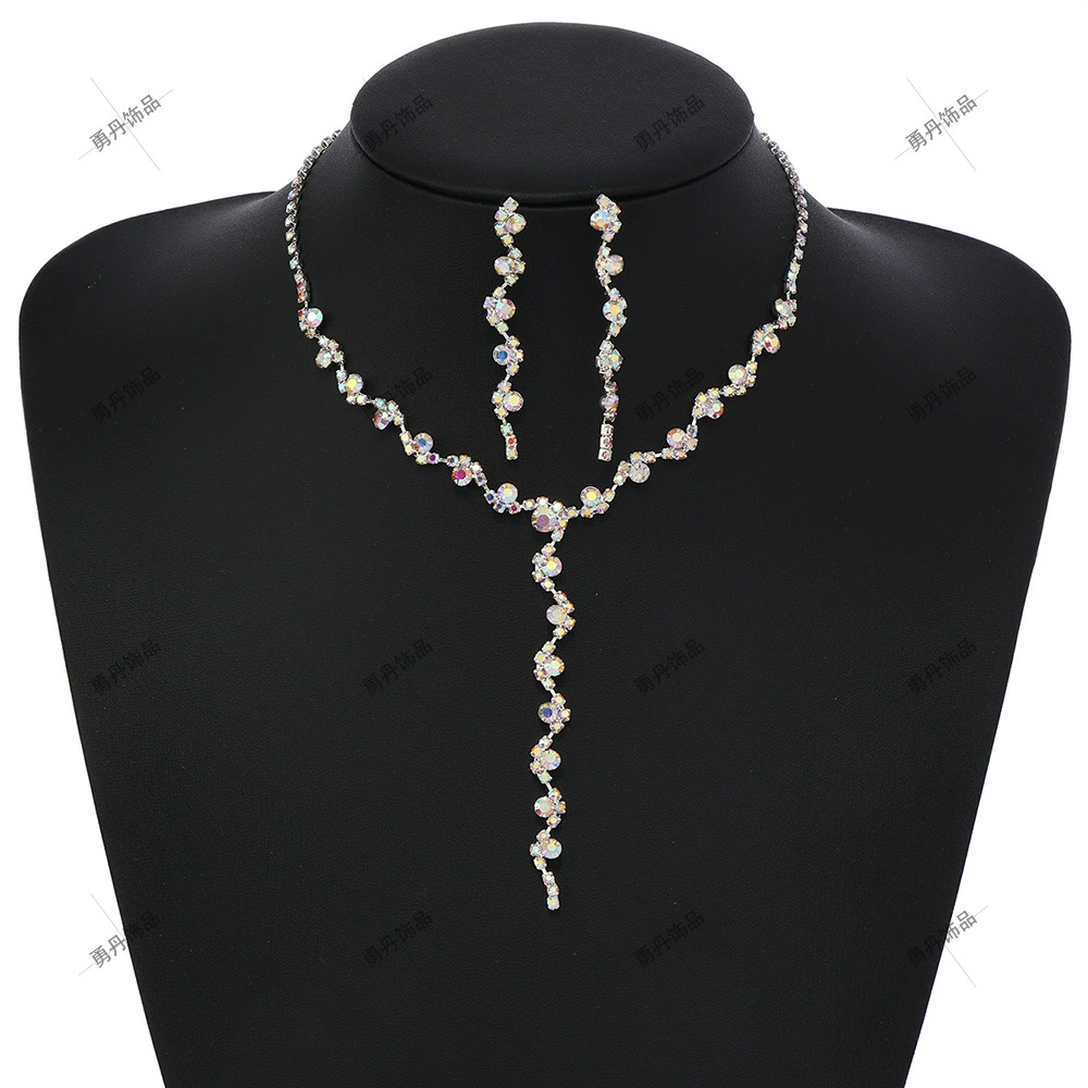 Accessory, jewelry, fashionable elegant set, long necklace with tassels, chain, wholesale