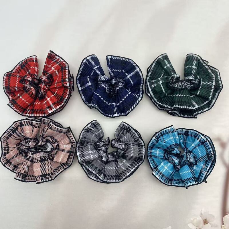 10cm Doll Clothes Plaid Pleated Skirt Long-Legged Kitty Outfit Handmade DIY Doll Clothes Wholesale