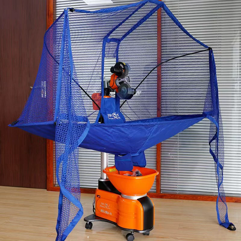 Twin Fish E6 table tennis ball machine floor-standing home training table tennis ball machine table tennis automatic ball server