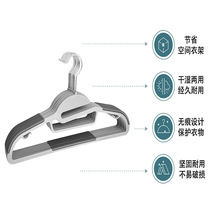塑料衣架西装卡条衣架多功能防滑无痕干湿两用家用批发晾衣架定制