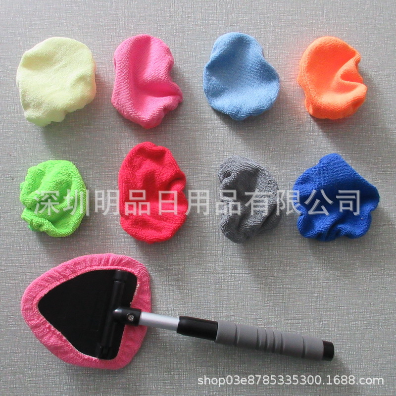 玻璃清洁窗刮布套 纤维毛巾布抛光垫 百洁布 洗车毛巾 刷子布套