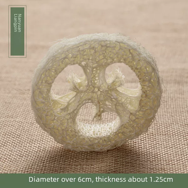 Manufacturer Wholesale Loofah Soap to Mop and Drain Effect Strong Loofah Pulp Soap Base Non-Bleeding Soap Diameter 6cm or More