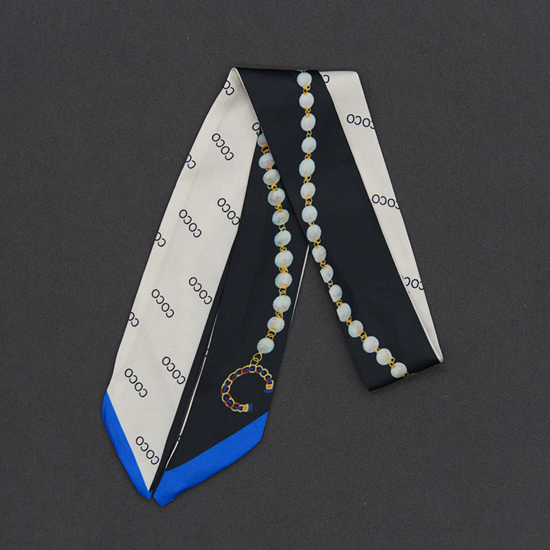 Una pieza de cabello combinado con mano coreana francesa joyería de bolsas de pañuelo largo joyería de cabello correa larga correa de cabello