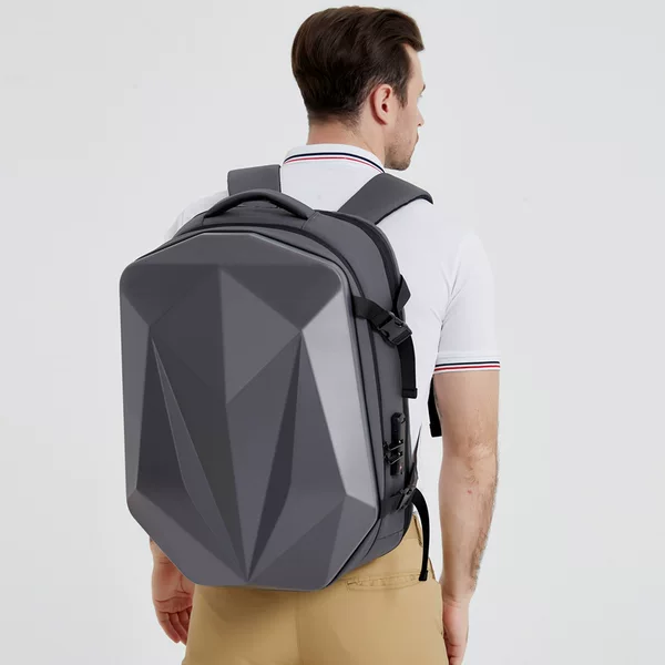 18inch Game Computer Bag Large Capacity Hard Shell E-Sports Code Lock Backpack Business Commuting Men's Trendy Backpack