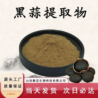 黑蒜提取物10:1水溶性粉末食品级原料植物萃取固体饮料加工定制