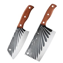 锻打厨房专用菜刀锋利耐用砍骨刀家庭两用切肉刀具跑江湖刀具批发