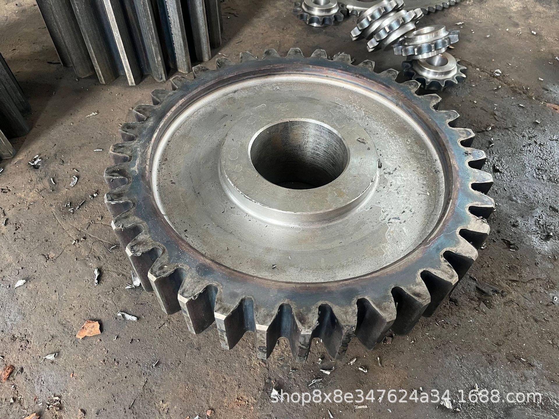 Manufacturer customized large gear industrial transmission machinery parts 45 # Processing of large non-standard cast steel gears and gear rings
