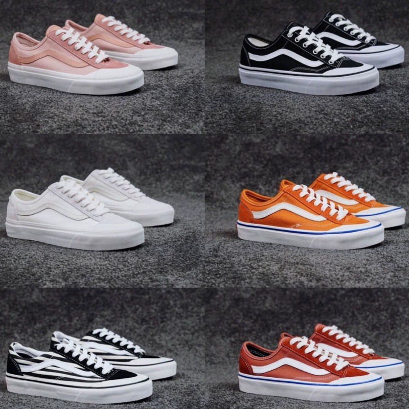 Низкие парусиновые туфли Vance, черно-белые мужские и женские кроссовки, дорогие повседневные экспортные туфли Putian Style 36 Quan Zhilong