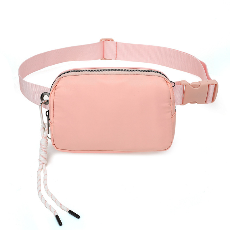 Unisex Basic Solid Color Nylon Waterproof Waist Bags display picture 6