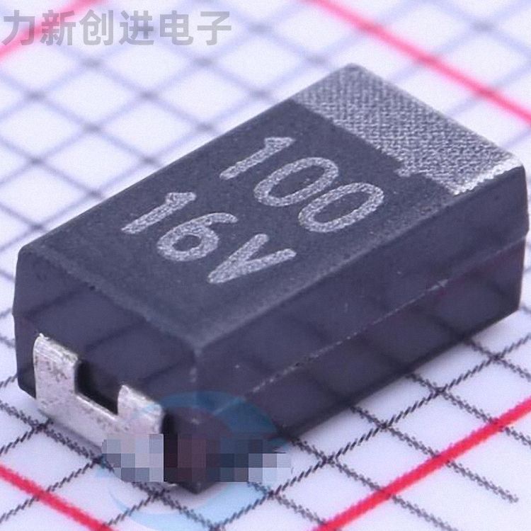 F931C107MCC描述100uF(107) ±20% 16V 钽电容