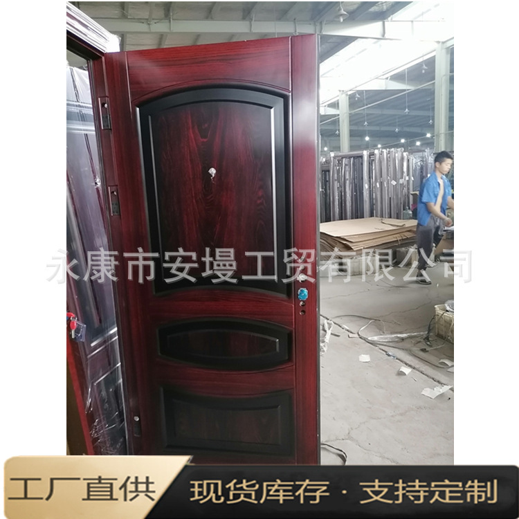 Manufacturers Wholesale Cheap Residential Apartment Iron Doors Exterior Steel Front Doors Rural Self-Built Houses Rental House Doors