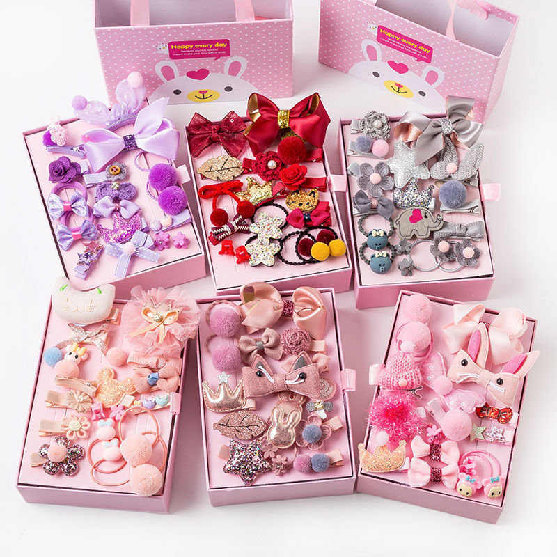 Children's hair accessories gift box set...