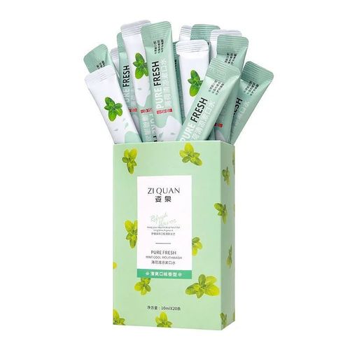 Mouthwash removes bad breath, removes tooth stains and tartar, freshens the mouth, leaves fragrance, brightens teeth, and has a long-lasting fruity flavor for students