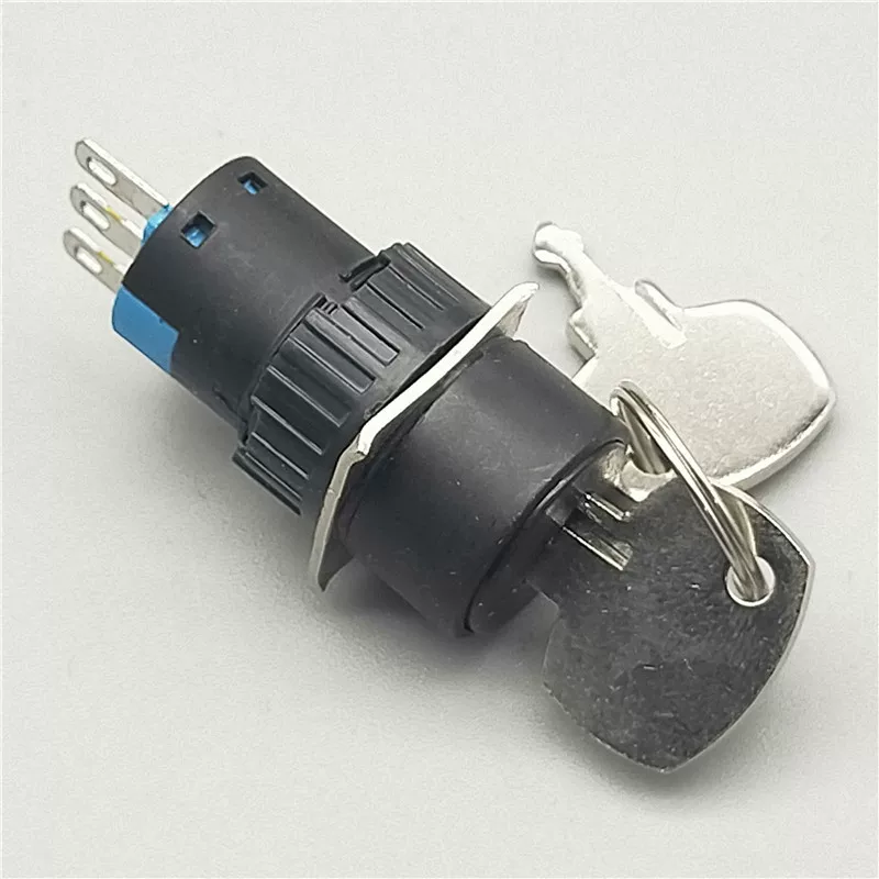 Круг 16 мм самозапирающийся ключ Вращение Выбор кнопки переключатель LA16-11X/22x3 две передачи и три передачи