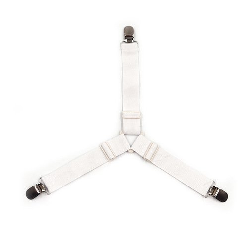 Adjustable Bed Sheet Fixer Tablecloth Curtain Sofa Cover Sheet Fastener Metal Bedspread Clip 4-Pack