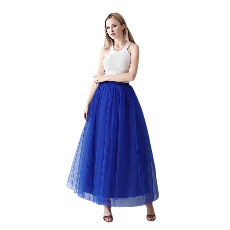 欧米のミディアムドレスのスカートの大人のtulle skirt舞踏会のドレスのスカートのスカートのスカートのスカートの女性
