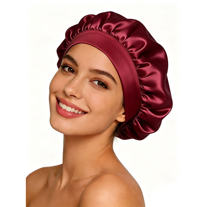 Transfronterizo Amazon seda elástica gorra de dormir gorra de belleza gorra image 17