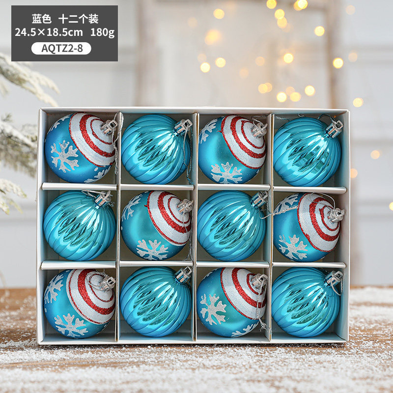 6CM azul set Ball/12 PC/180g