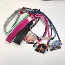 定制卡通创意文字手机背夹子可拉伸男女通用挂绳斜挎潮款手机绳
