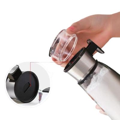 可计量控盐瓶厨房调味瓶家用玻璃调料罐瓶子按压式撒盐神器密封