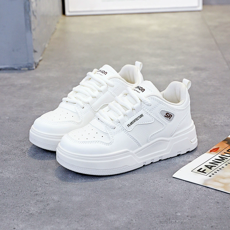 White shoes, footwear, universal sneakers, Korean style