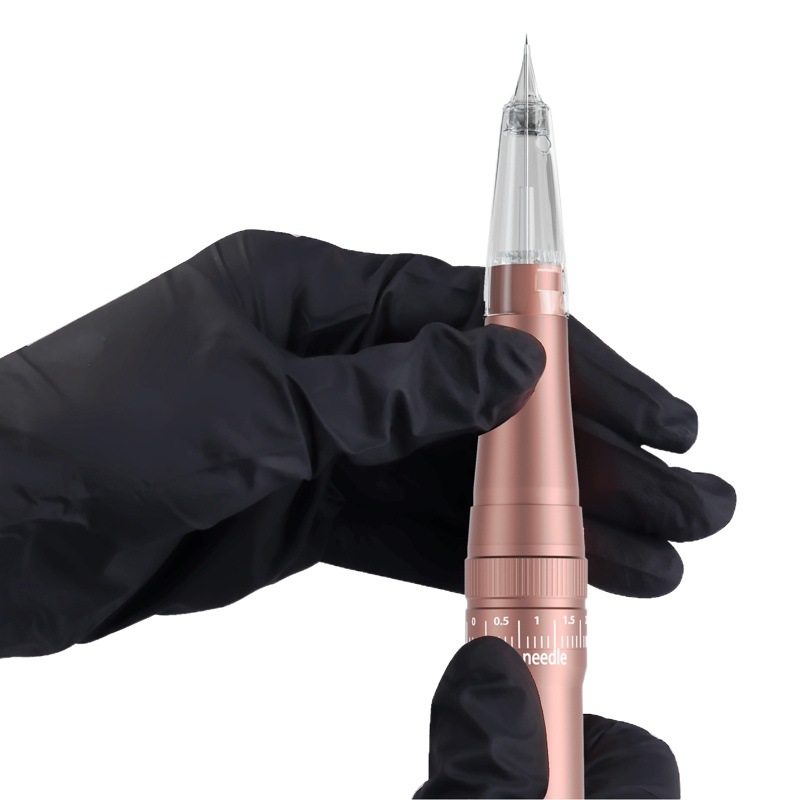 Juego de bordado para tatuaje de cejas, delineador de ojos, blanqueamiento de labios, juego de máquina todo en uno, máquina de tatuaje de cejas, juego completo de bordado de tatuaje inalámbrico, juego de agujas de bayoneta