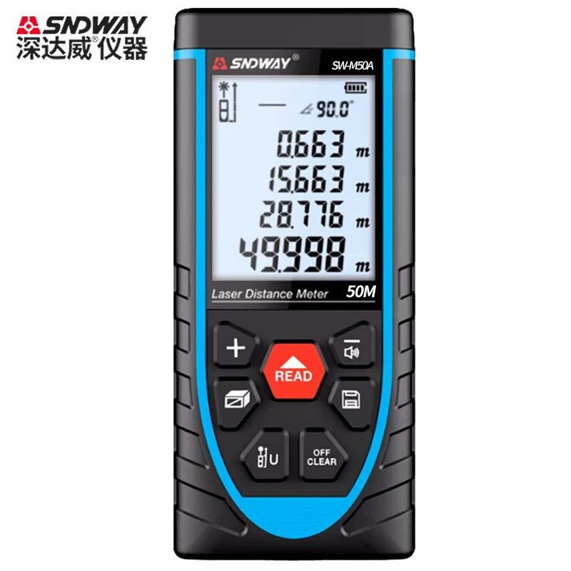 SNDWAY Shen Daway SW-M40A/70A/80A/100A м дальномер голосовой передачи перезаряжаемых измерений