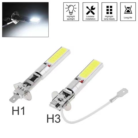 Qìchē COB Fog Light Car LED High Power Fog Light COB H1 H3 10W 12V (Fog lamp) - h1