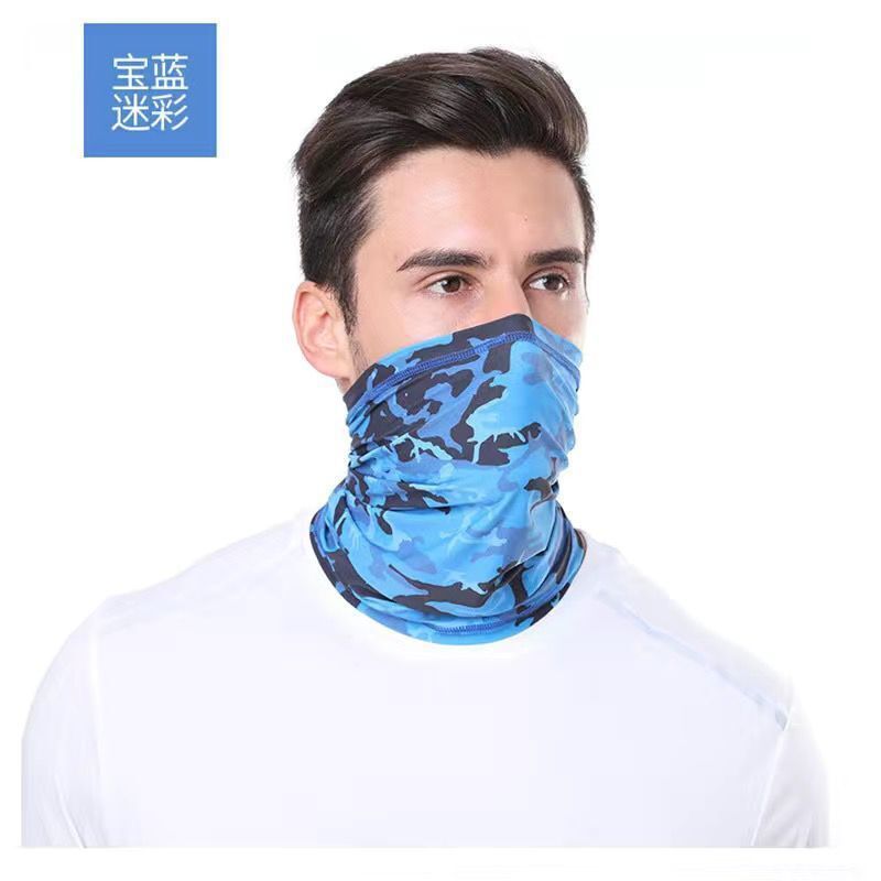 Hielo seda turbante mágico de verano deportivo al aire libre para hombres y mujeres cuello pañuelo de bicicleta máscara de pesca cuello delgado comercio exterior