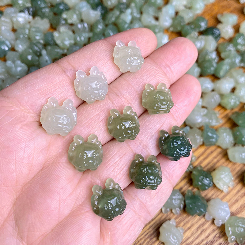 organic birthday charm jade