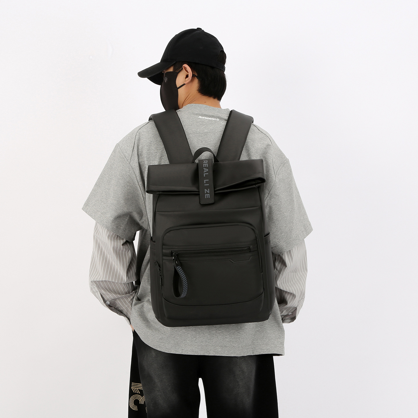Travel Water-resistant Backpack For Men, Large-capacity Business Commuter Backpack, Travel Leisure Storage Computer Bag_voghion.com
