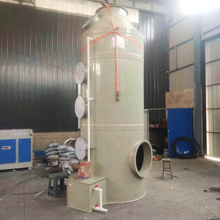 dispositivo de eliminación de fibra de vidrio pulverización torre de purificación de alta eficiencia dispositivo de tratamiento de gases de escape