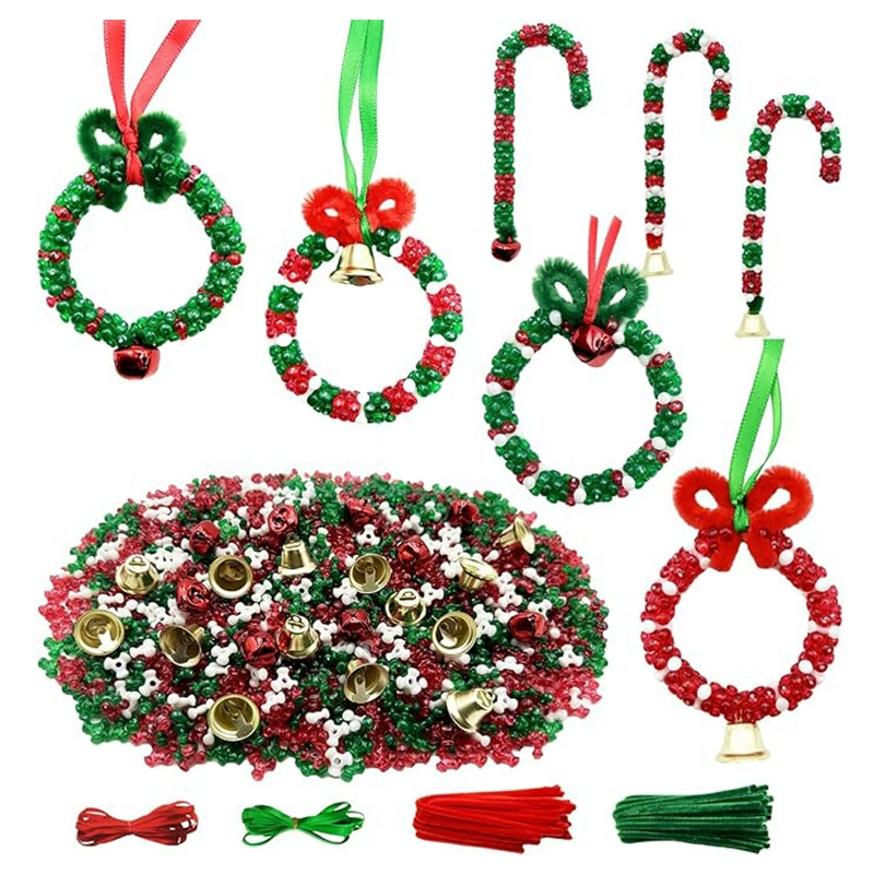 Горячая продажа 1680pcs Рождественский бисер DIY набор Рождественский венок
