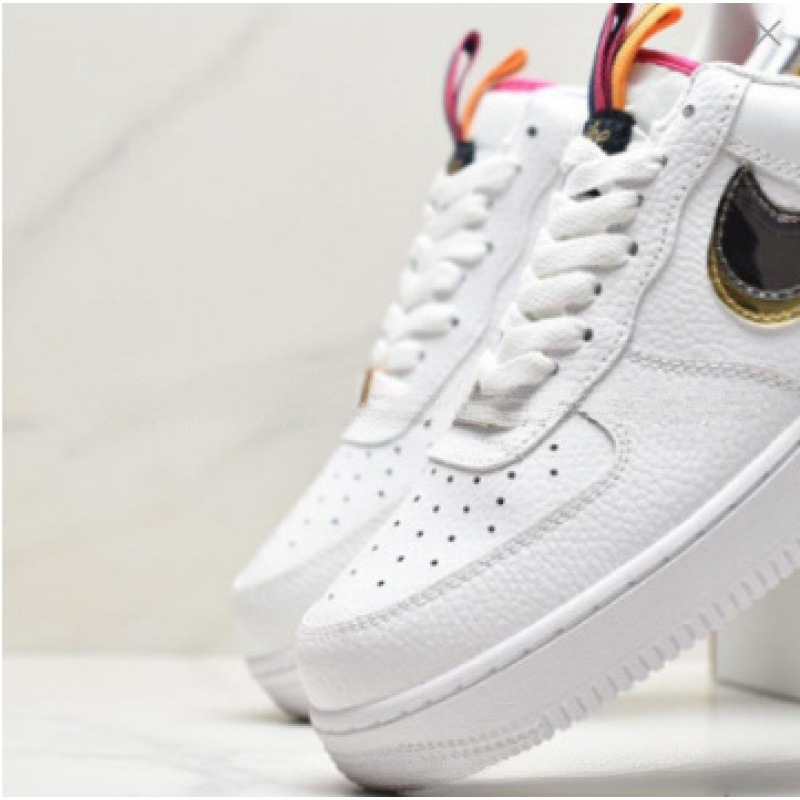 莆田純正 AF1 エア フォース ワン ロートップ スニーカー、多用途のクラシックな男性と女性のカップルのスポーツとレジャーの白い靴|undefined