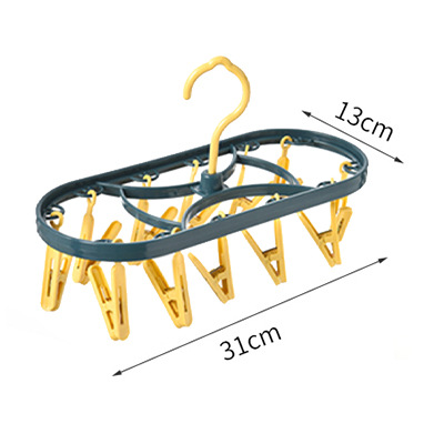 (노란색 + 진한 파란색) 타원형 12 클립