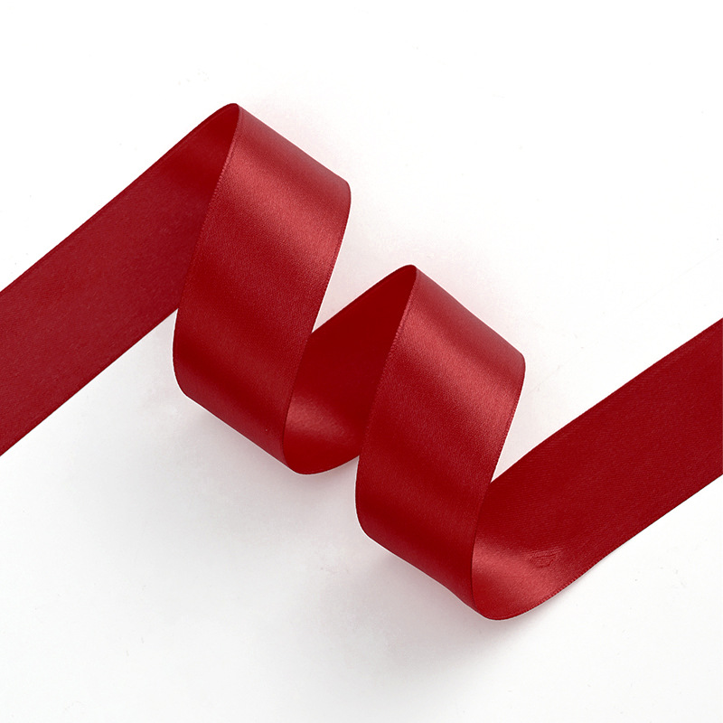 100 yardas de cinta de poliéster de color sólido lazo floral cinta pastel ramo embalaje cinta de flores cinta al por mayor