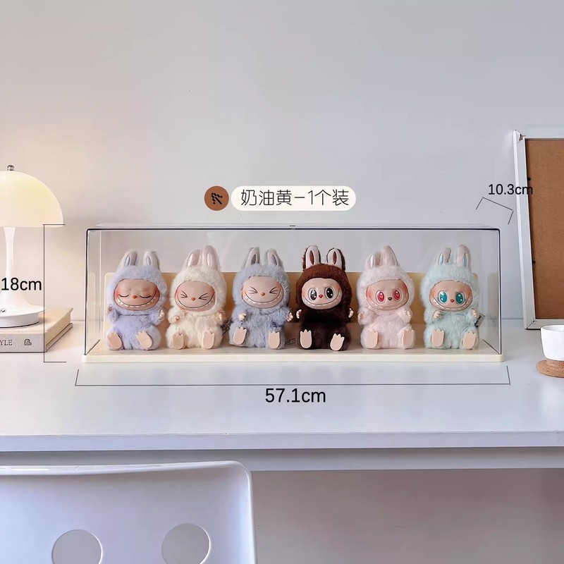 labubu展示盒透明盲盒收纳展示架适用于泡泡玛特拉布布手办展示柜|undefined