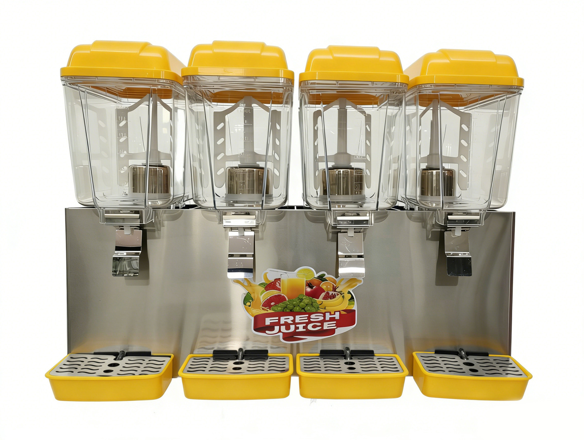 Máquina de bebidas frías comerciales máquina de jugo frío y caliente máquina de bebidas dispensadora de jugo de cafeteria calentador de jugo enfriador