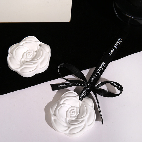 Closet Scented Closet Gypsum Fragrance Tablets Household Room Bedroom Long Lasting Scent Car Air Freshener Camellia Pendant 