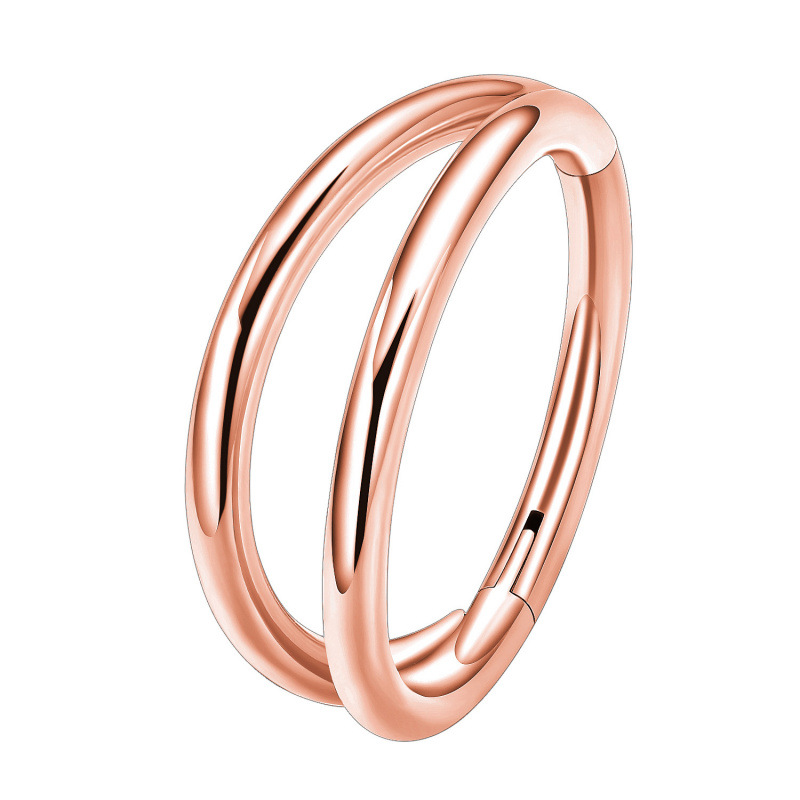 더블 레이어로 펼쳐진 로즈 골드