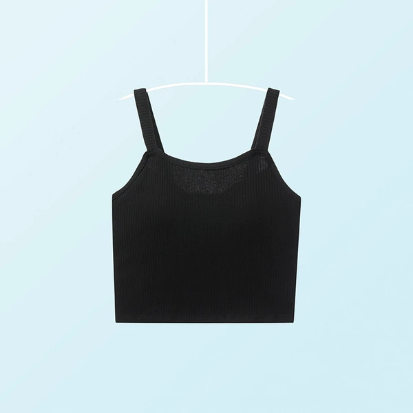 Pure Cotton Beautiful Back-Black