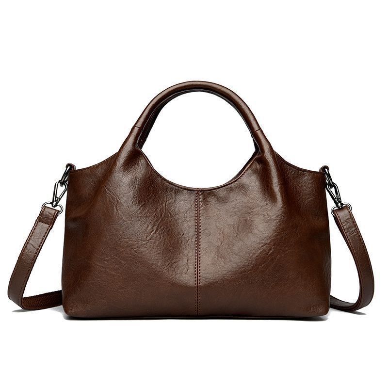 Borsa a tracolla vintage in pelle per donna borsa a cestino_voghion.com