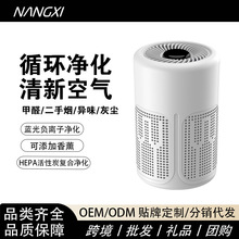 亚马逊跨境USB空气净化器负离子家用空气除甲醛异味过滤室内除味