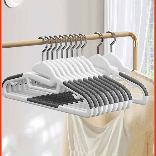 Clothes hanger household clothes fish mouth two-position clothes rack anti-shoulder corner clothing support clothes hanging clothes drying rack hanger clothes rack