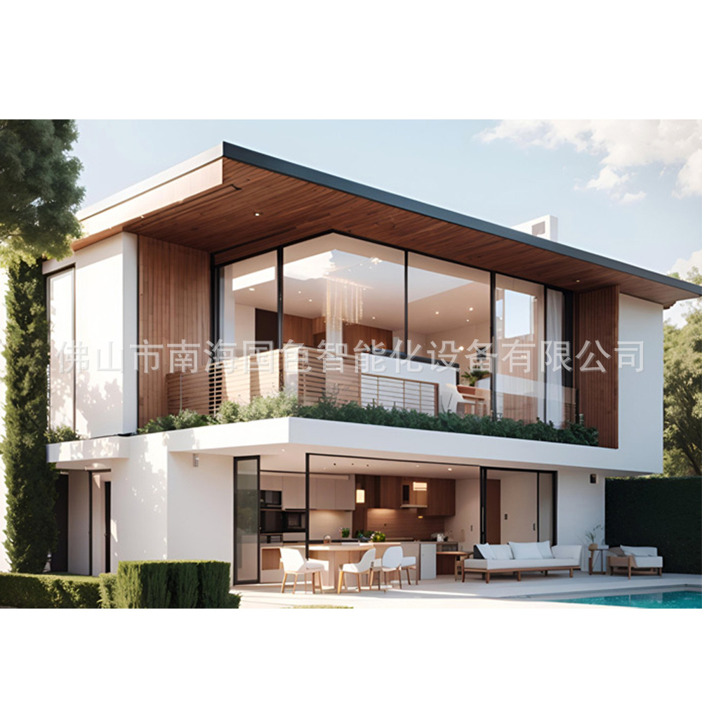 Villa de acero ligero habitación insonorizada espacio cápsula cabina de oxígeno habitación móvil al aire libre estructura de acero casa móvil Apple cabina Sunshine Room