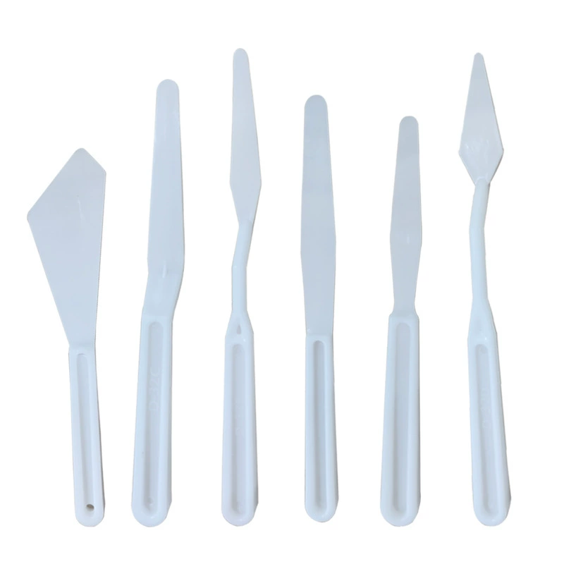 Инструменты для раскрашивания Студенческая пластиковая ручка Художественный скребок костюм Гуашь Акриловая живопись Акварель Гуашь Картина маслом Нож для раскрашивания