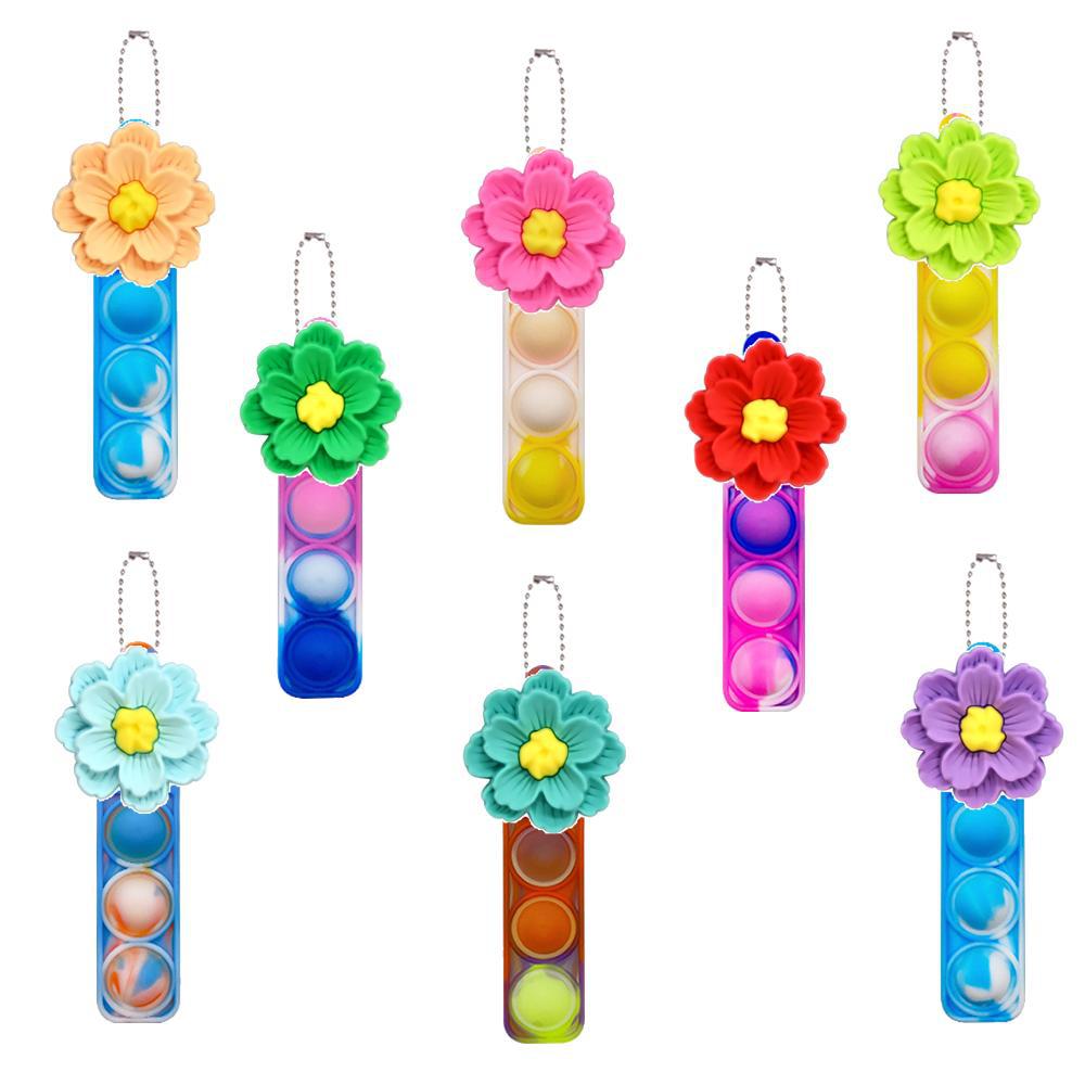 creative three dimensional cartoon brooch flower-shaped PVC